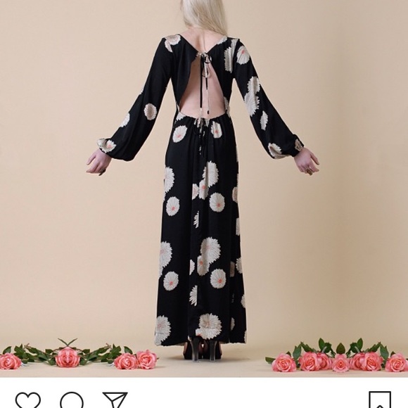 Free People American Gold Maxi dress sz m - Picture 3 of 6